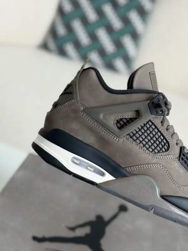 Air Jordan 4 Retro – Cave Stone – Stony Gray and Black