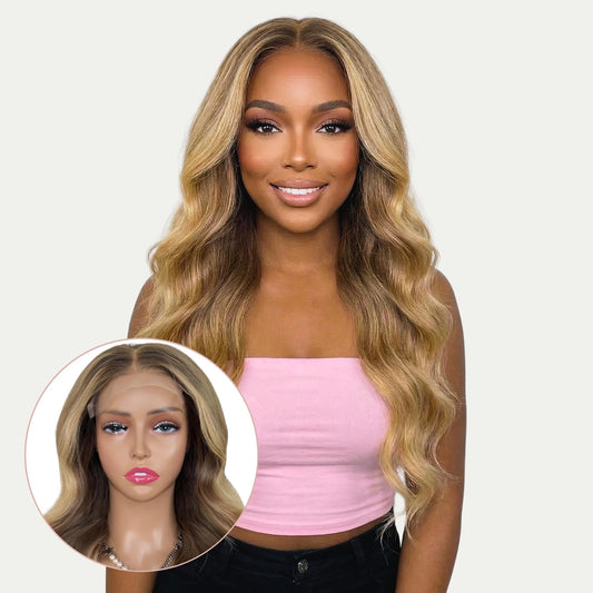 Raw Aubrey Glueless 5x5 HD Lace Professionally Colored 100% Human Hair Closure Wig