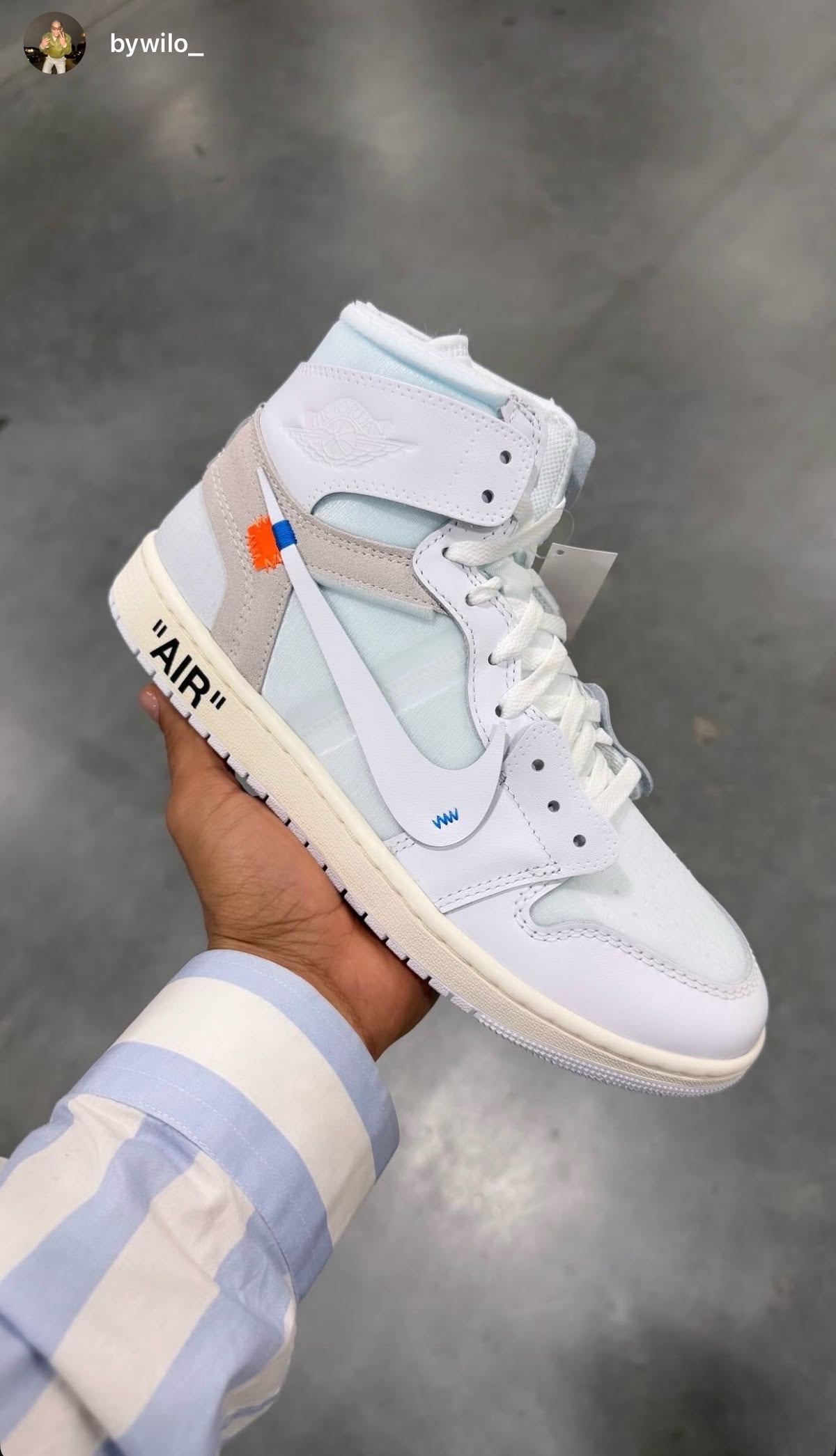 Air Jordan 1 OFF-White Virgil Abloh Sneakers