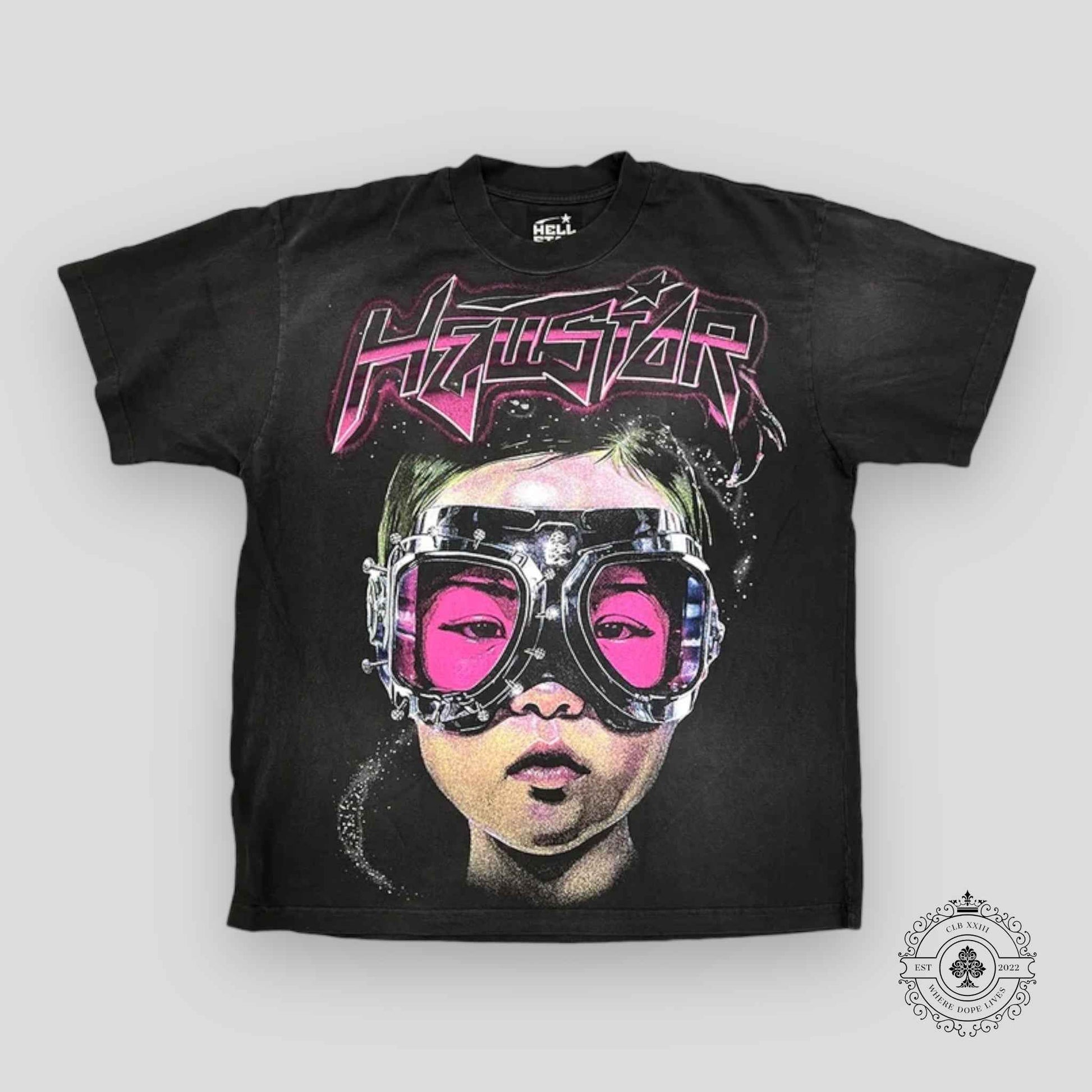 Hellstar The Future T-Shirt Black/Pink