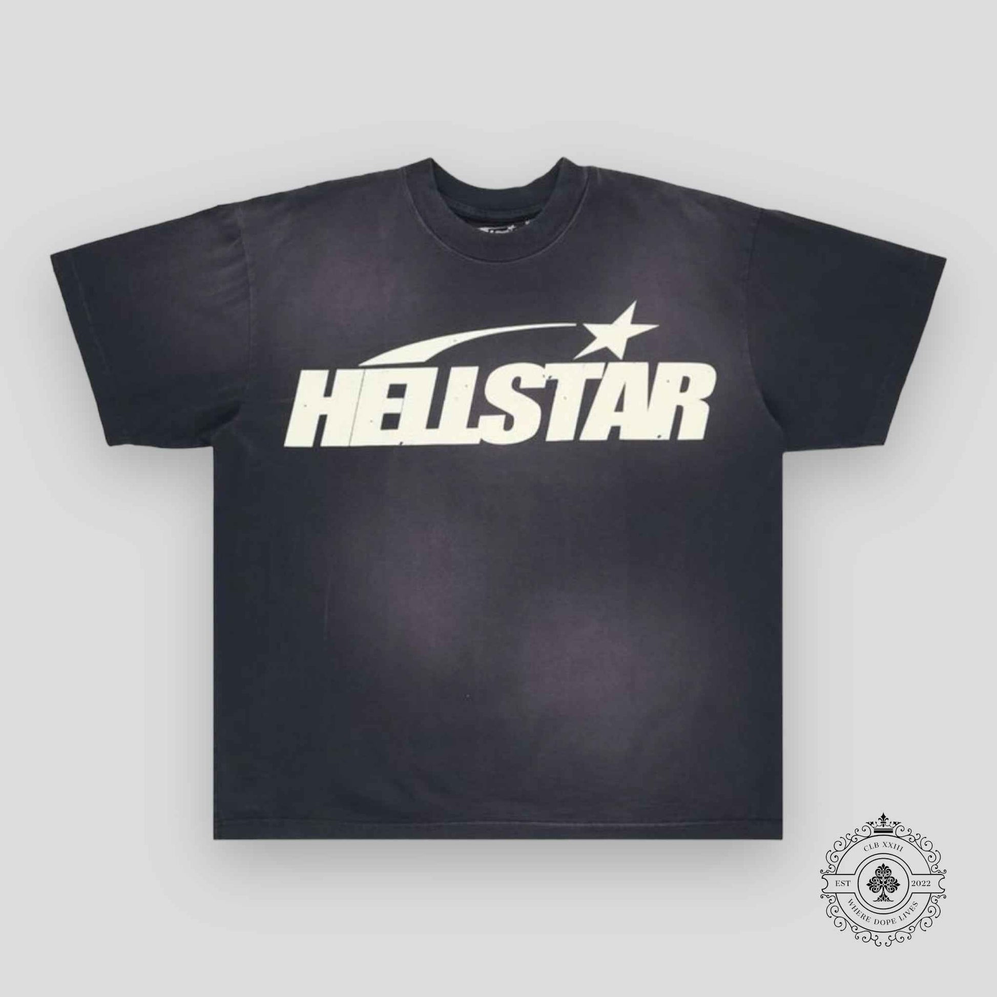Hellstar Classic Logo Tee in Black