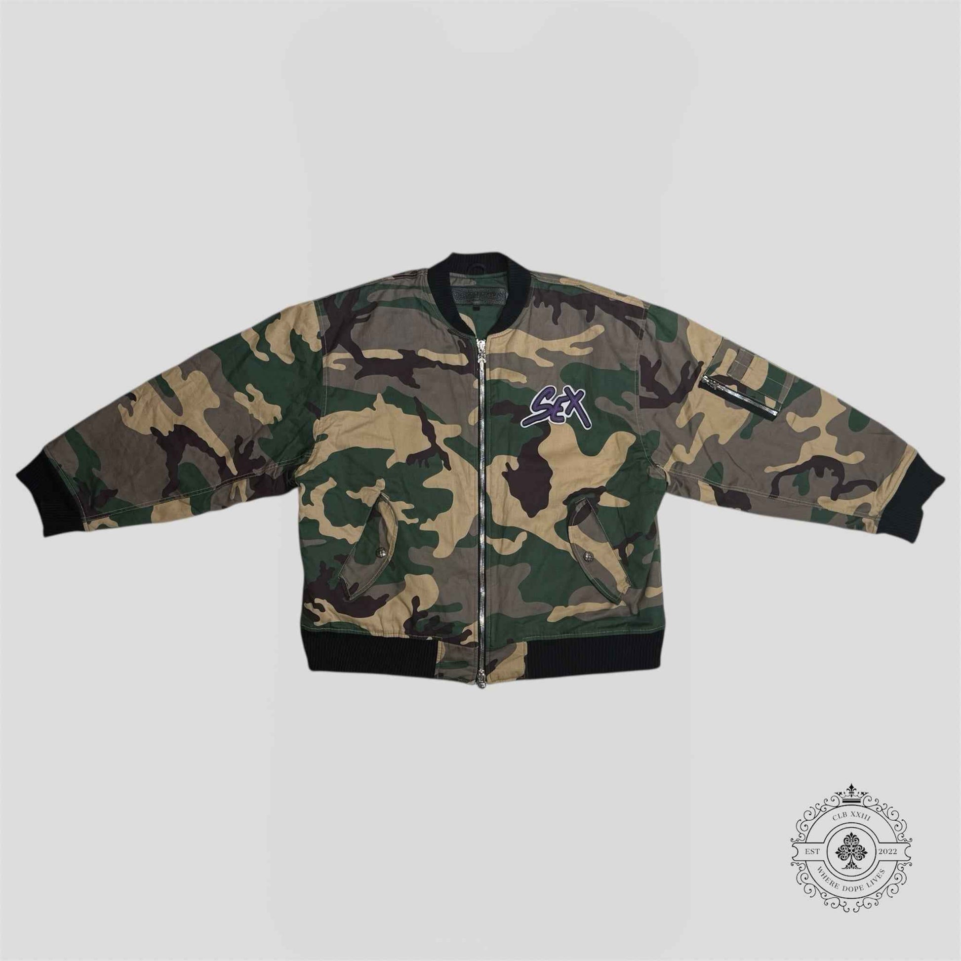 Chrome Hearts Matty Boy Sex Records Bomber Jacket