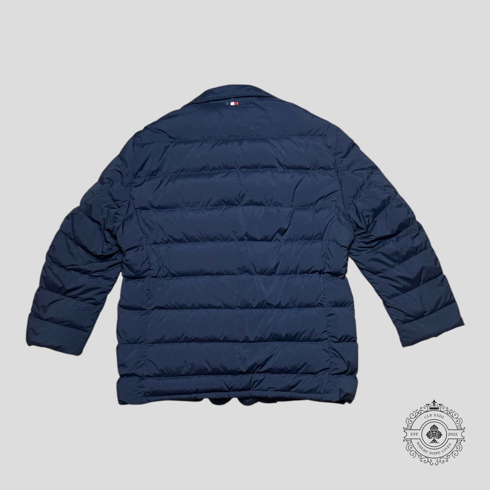 Moncler Ferrandier Goose Down Jacket in Navy Blue