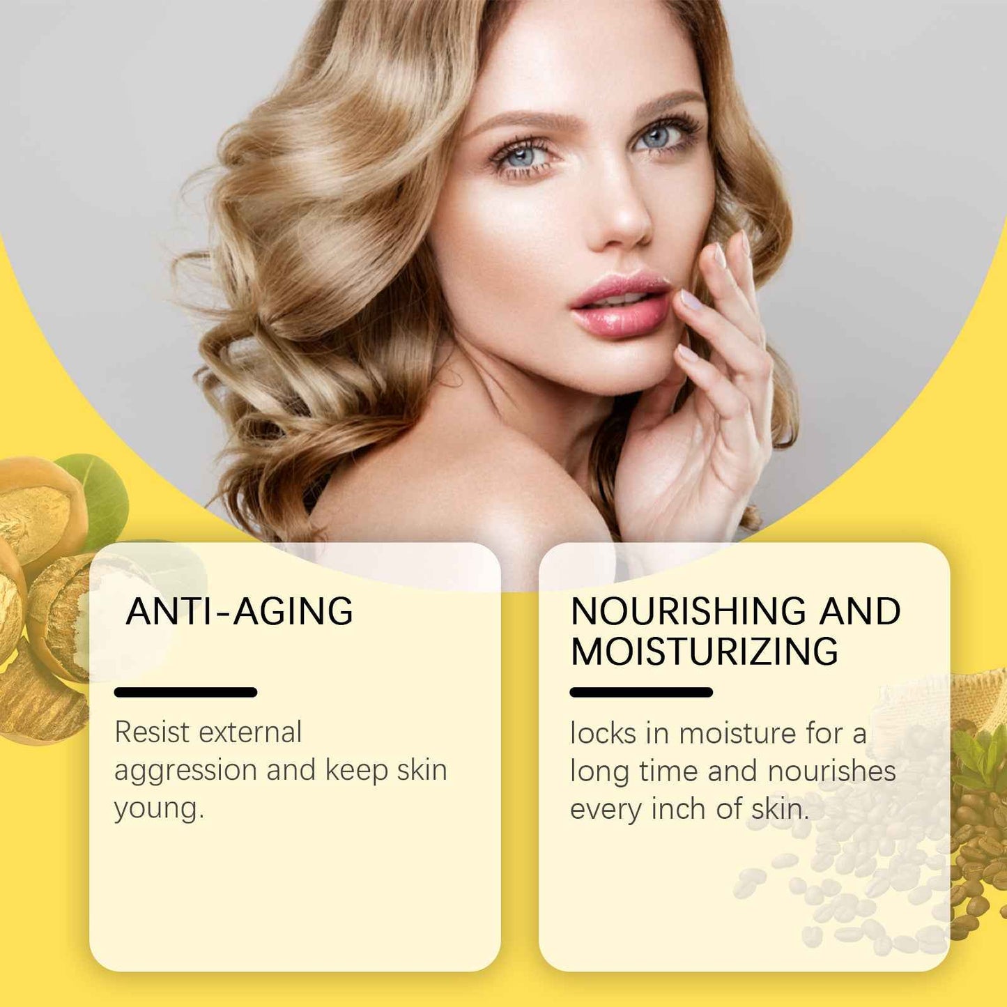OUHOE Facial Firming Essential Oil, Moisturizing, Gently Nourishing And Lifting Skin Daily Smooth Skin Care Essential Oil