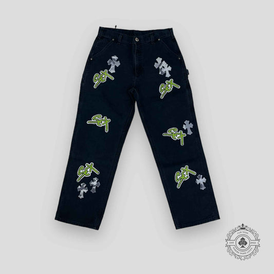 Chrome Hearts Matty Boy Sex Records Vintage Carpenter Pants