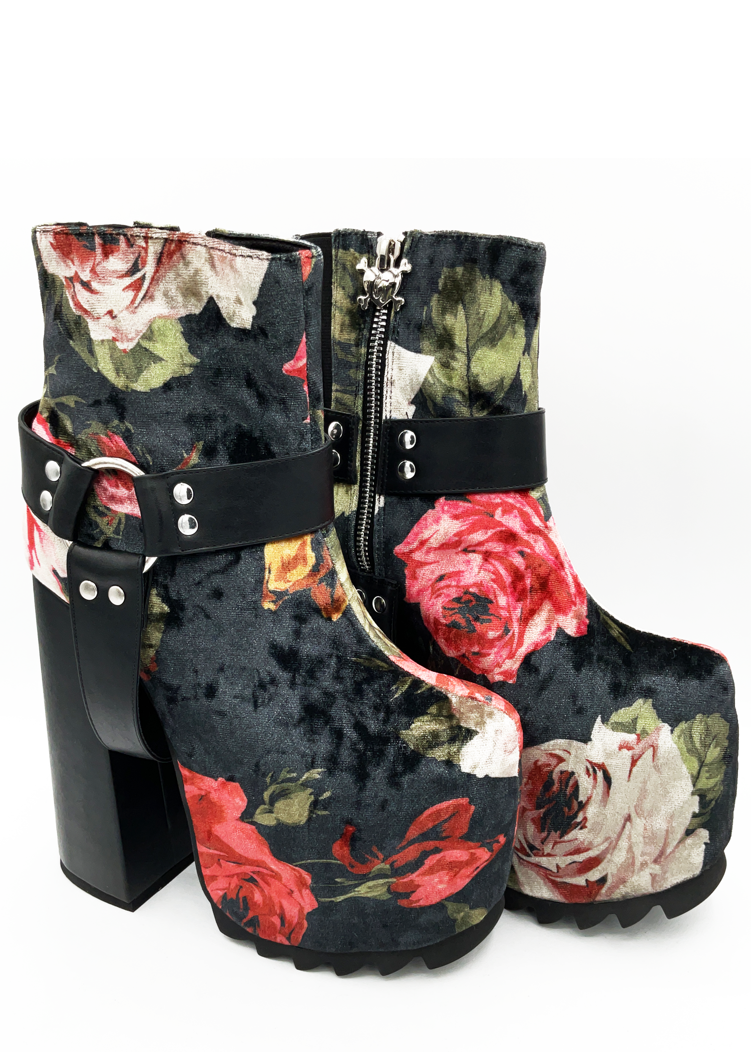 Betina Floral Boot - JUSTLUXURY