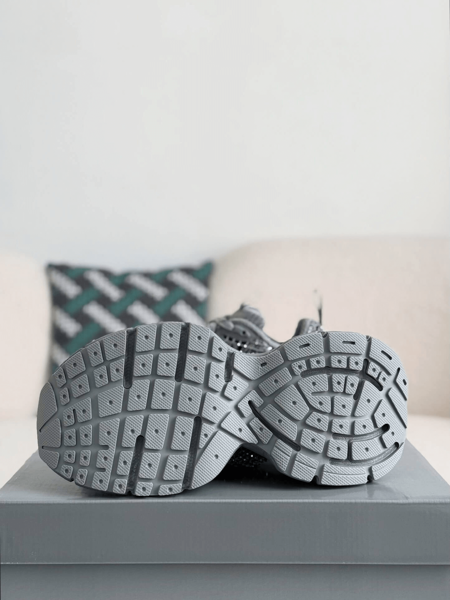 Balenciaga 3XL Sneaker Mesh Rhinestone – Grey CUSTOM