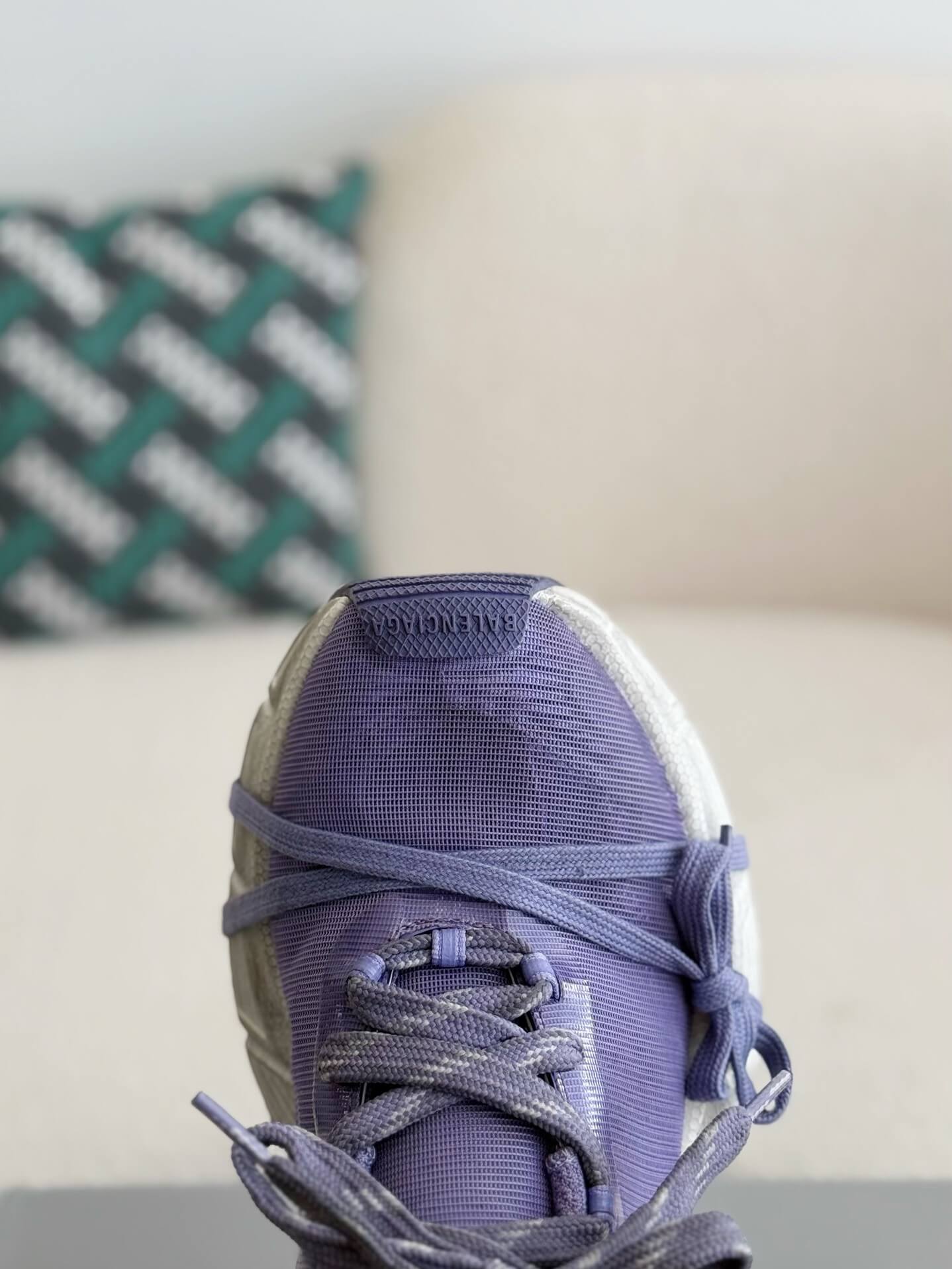 Balenciaga 3XL Sneaker – Purple & White CUSTOM