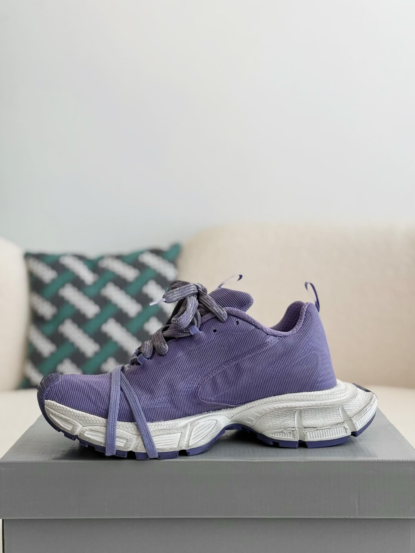 Balenciaga 3XL Sneaker – Purple & White CUSTOM