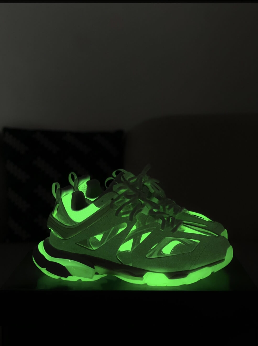 Balenciaga Track Sneaker – Triple White / Chalk CUSTOM