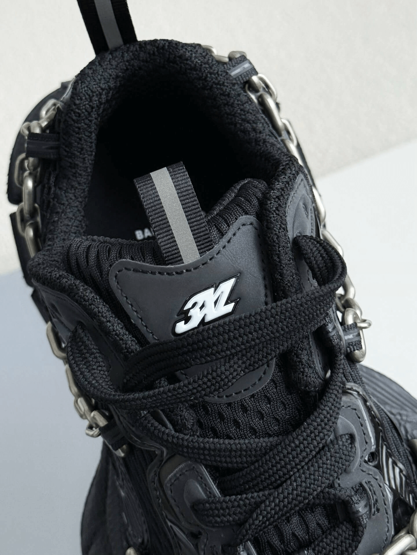Balenciaga 3XL Chain Sneaker in Black CUSTOM