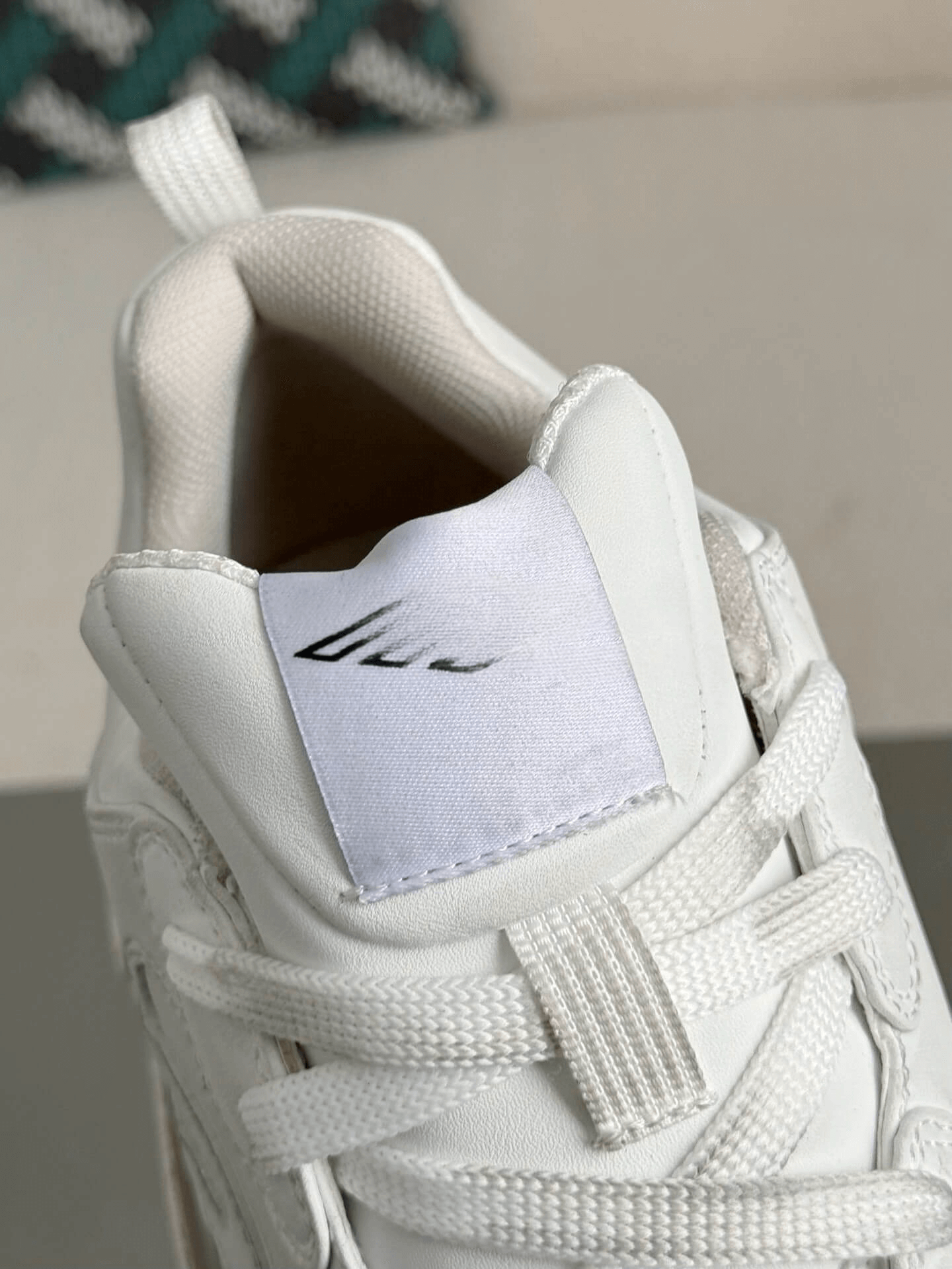 Balenciaga Triple S Sneaker – Triple White Leather & Mesh CUSTOM
