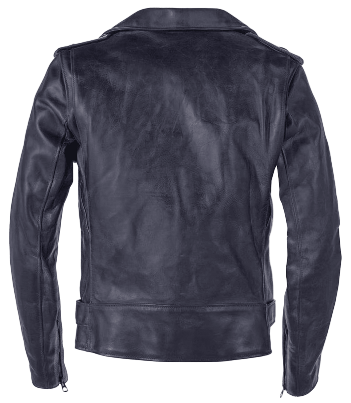 Men's Heavyweight Steerhide Asymmetrical Biker Jacket
