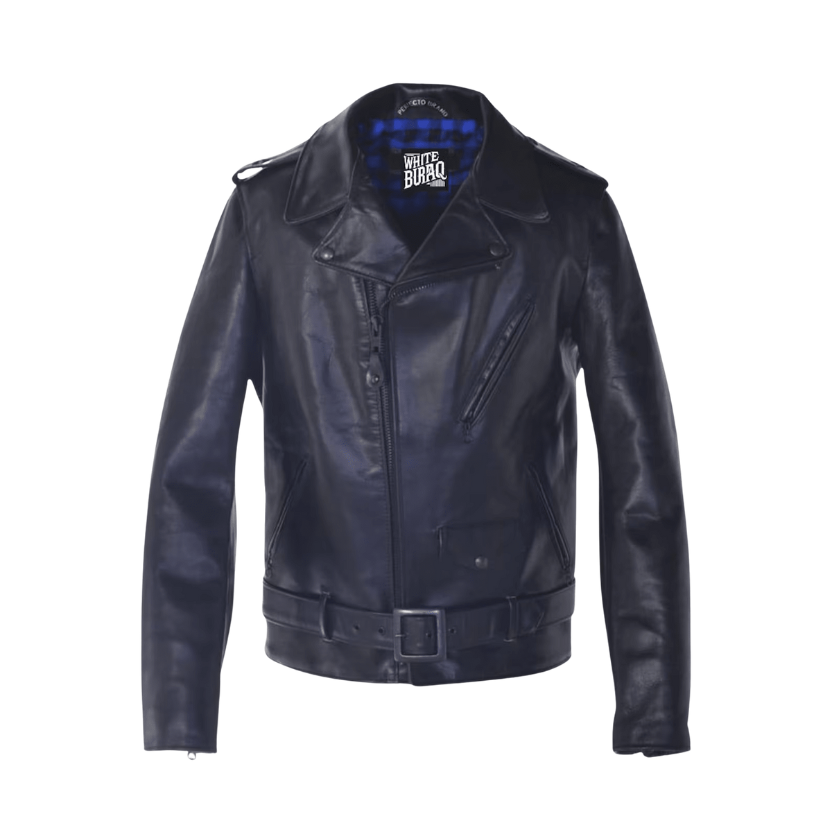Men's Heavyweight Steerhide Asymmetrical Biker Jacket