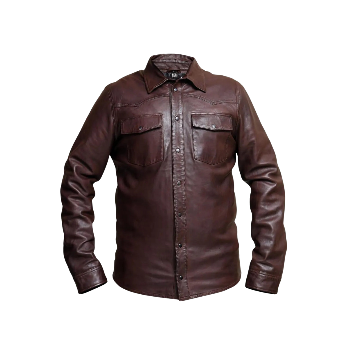Men's Vegetable-Tanned Leather Western Shirt