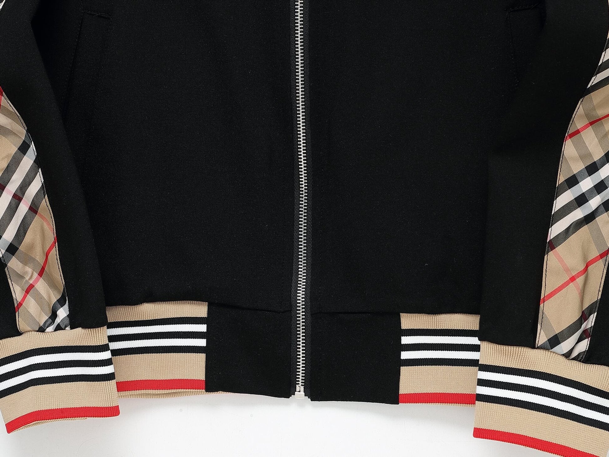 Burberry Vintage Check Tape EKD Technical Tracksuit Black CUSTOM