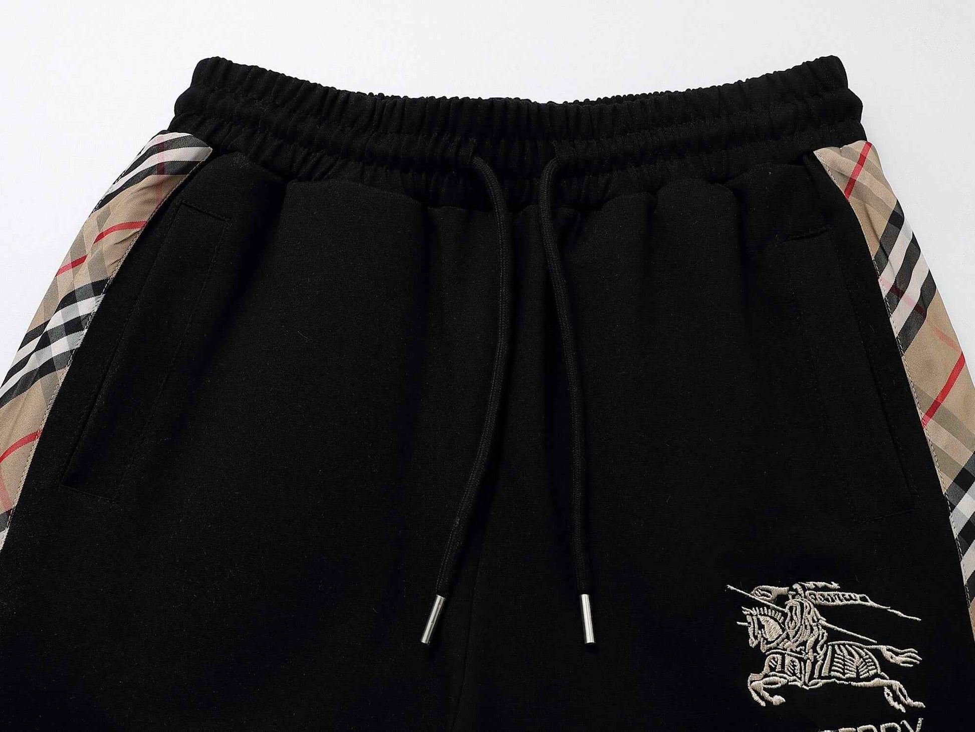 Burberry Vintage Check Tape EKD Technical Tracksuit Black