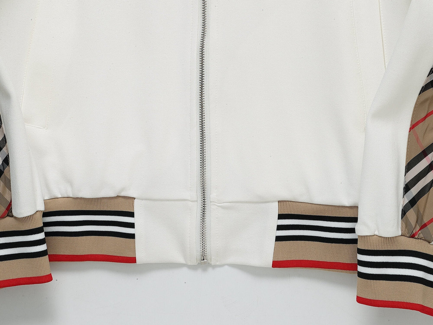 Burberry Vintage Check Tape EKD Technical Tracksuit White CUSTOM