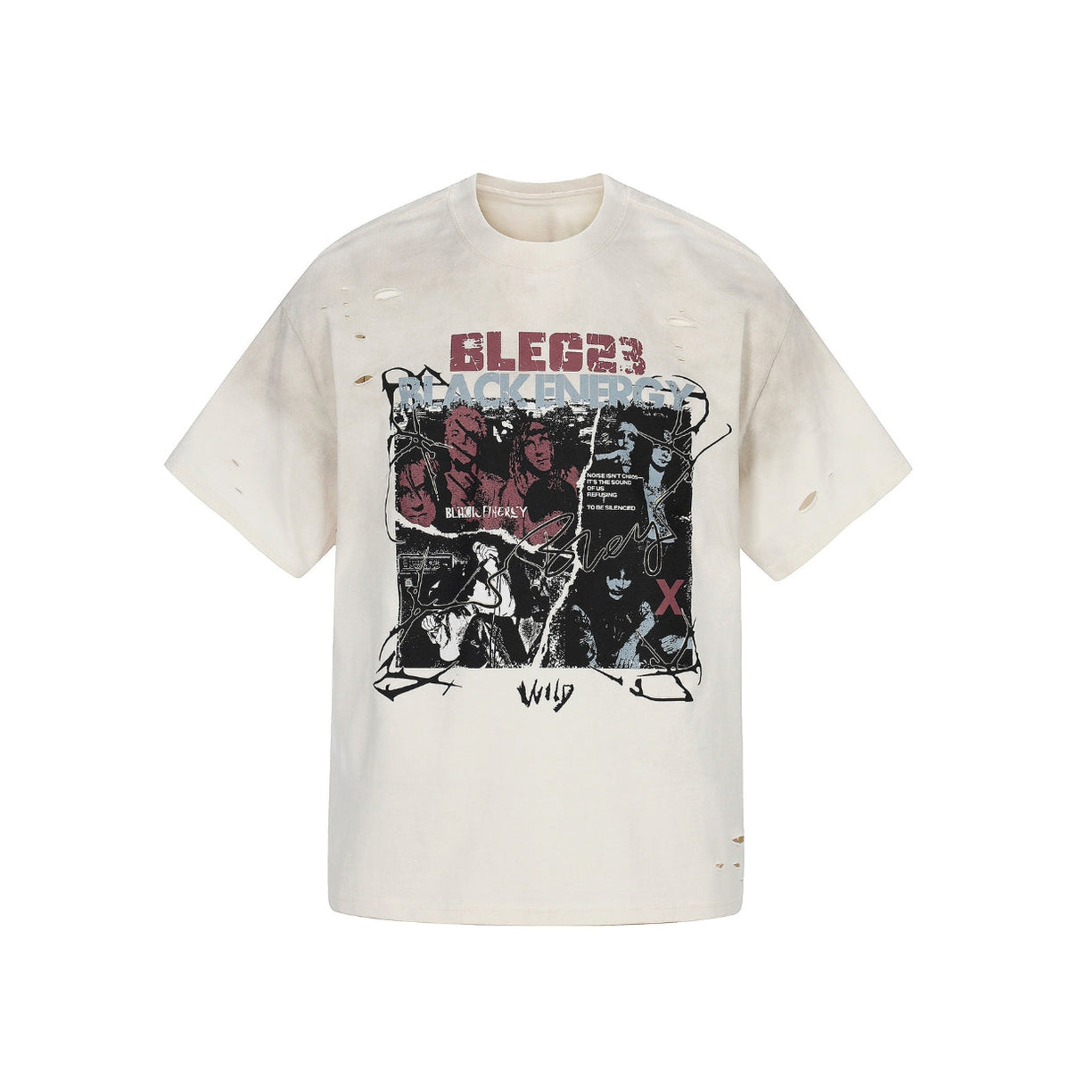 Burn Bright Distressed Graphic T-Shirt