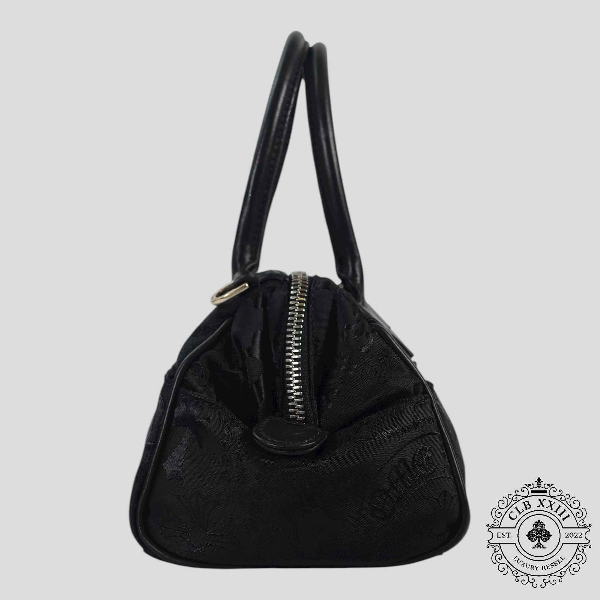Chrome Hearts Multi Motif Nylon Mini Handbag in Black