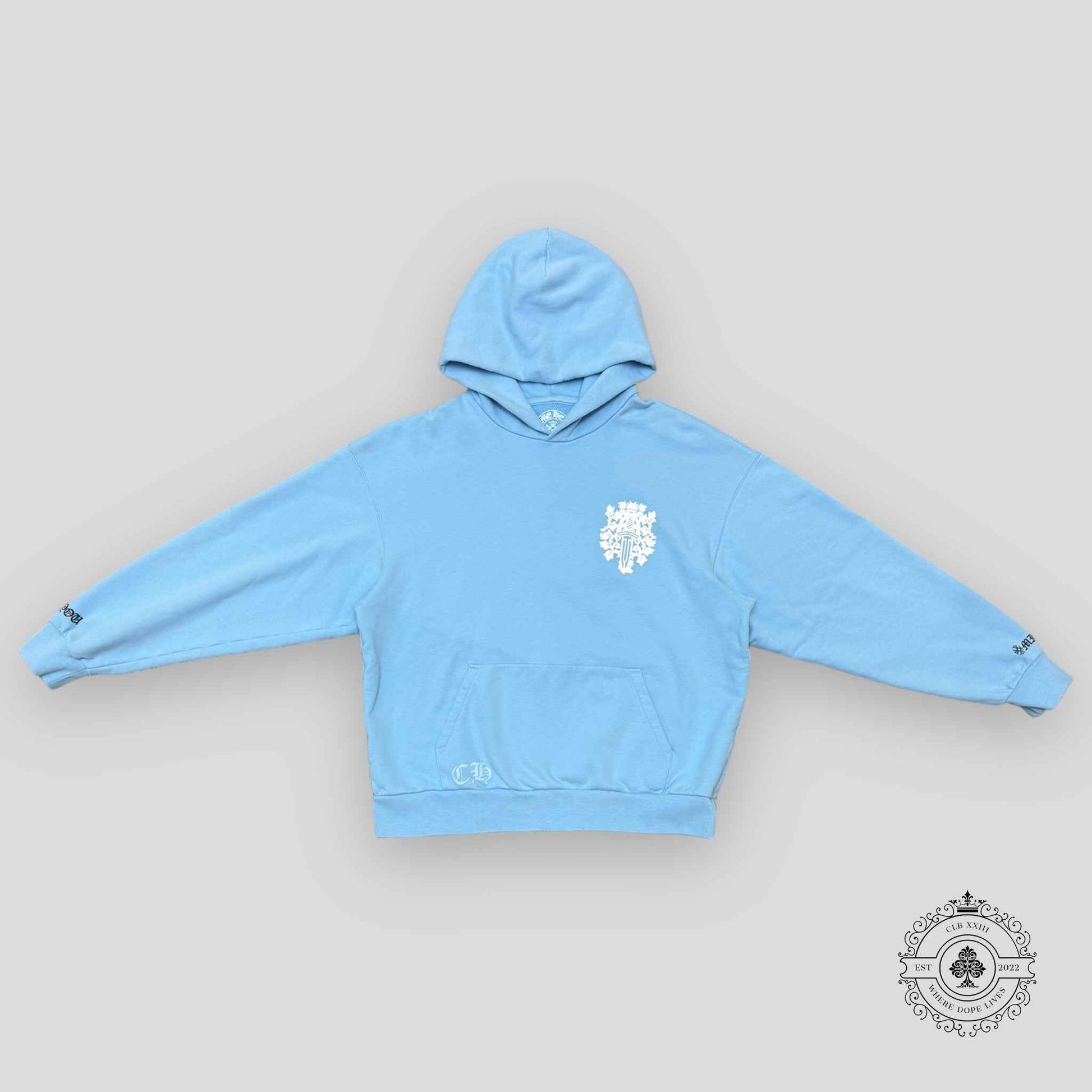 Chrome Hearts Miami Art Basel Exclusive Hoodie in Blue