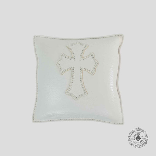 Chrome Hearts Mini Display Pillow in White