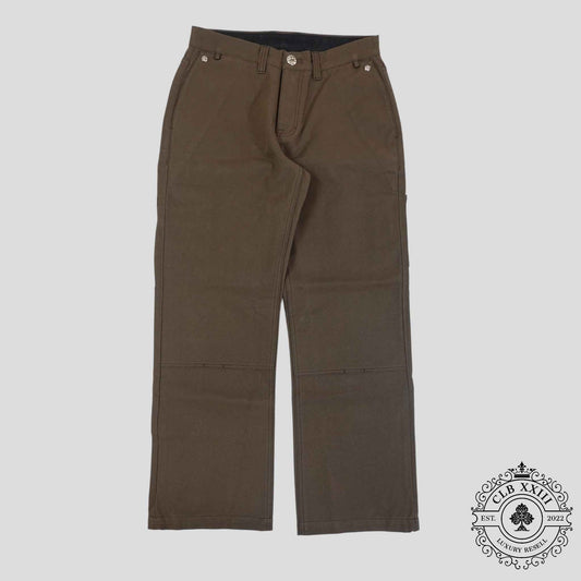 Chrome Hearts Double Knee Carpenter Pants in Brown