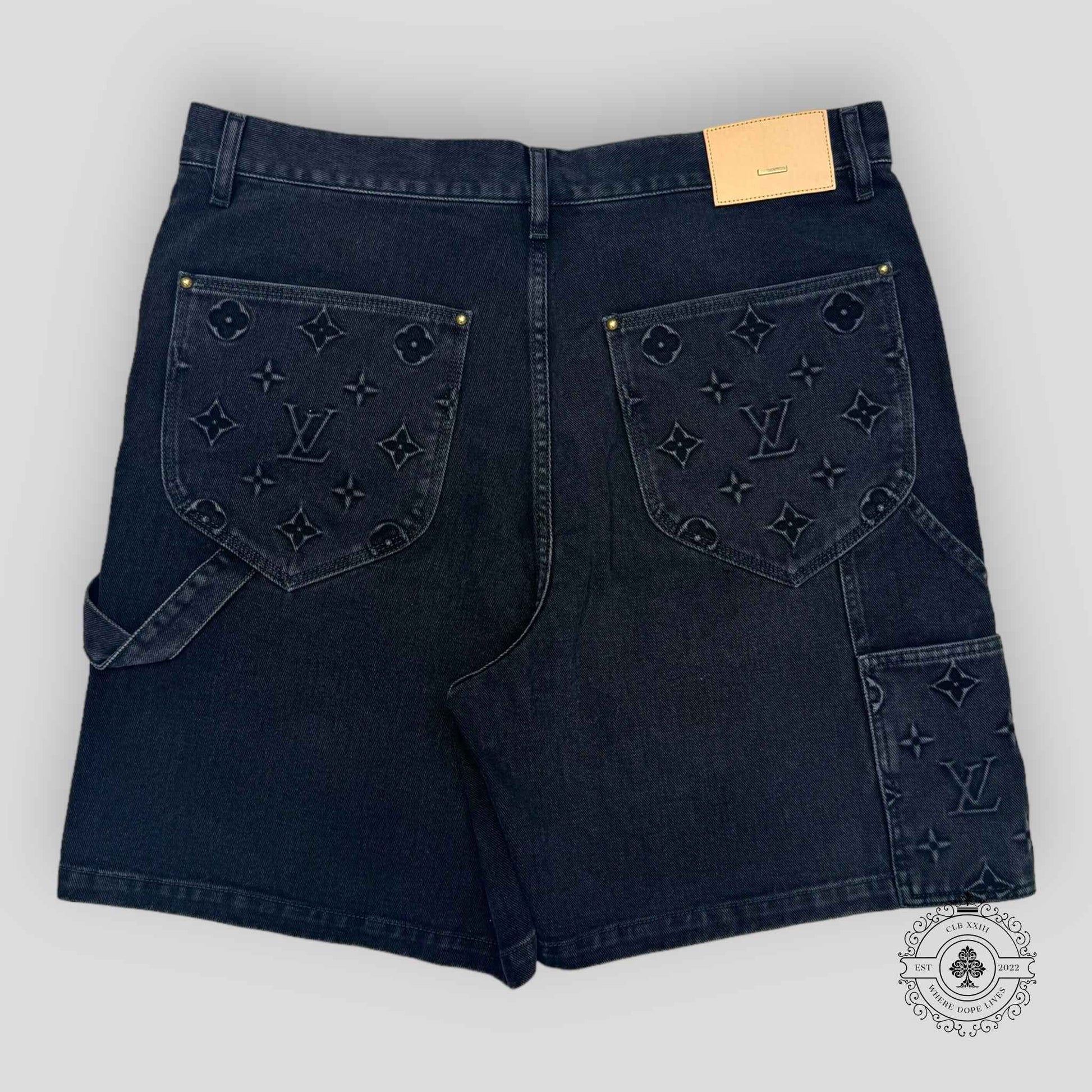 Louis Vuitton Monogram Workwear Denim Shorts
