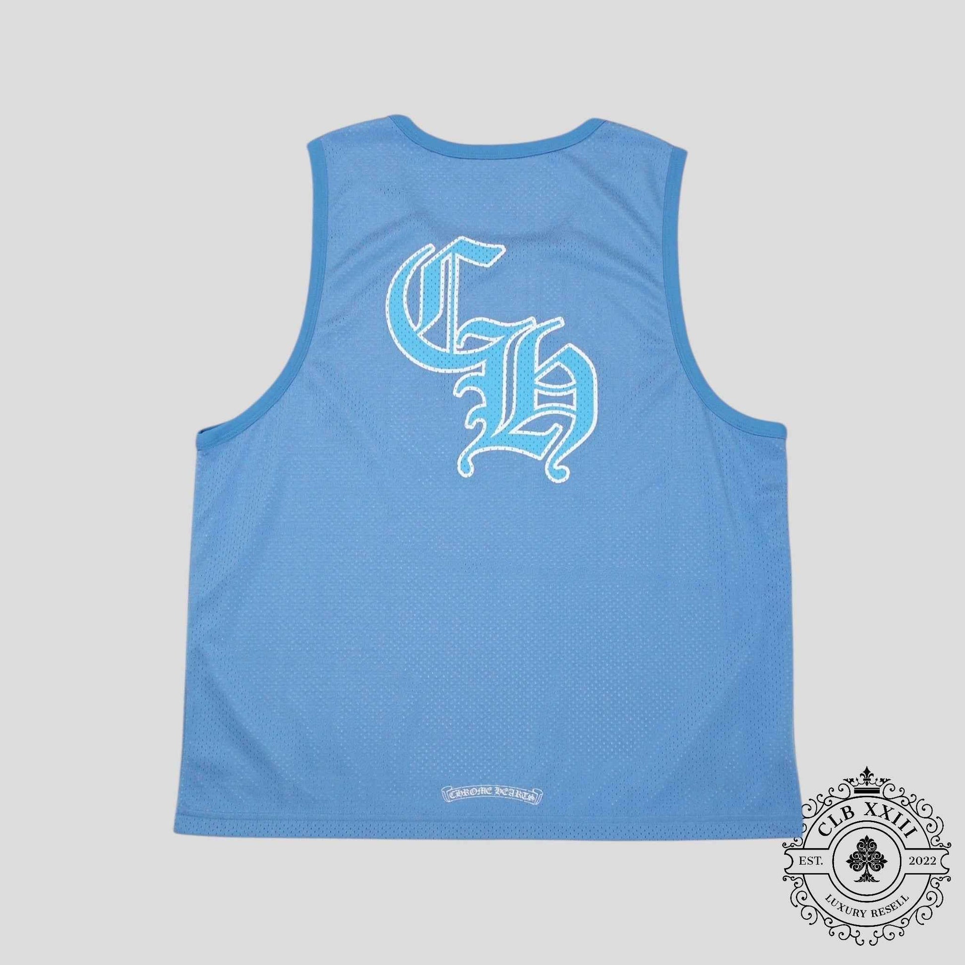 Chrome Hearts Chrome Hearts Reversible 33 Mesh Jersey in Blue