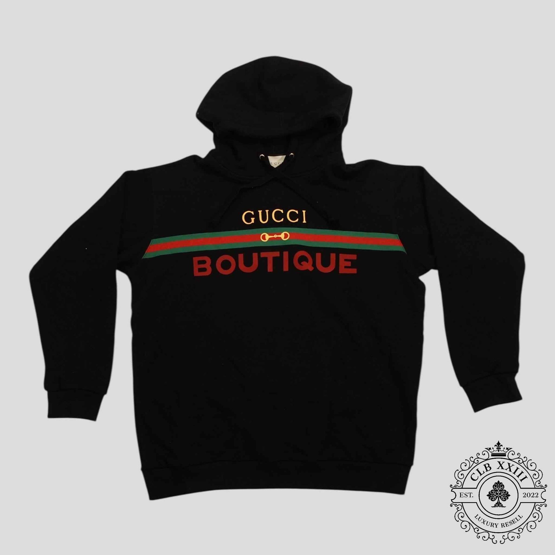 Gucci Boutique Hoodie in Black