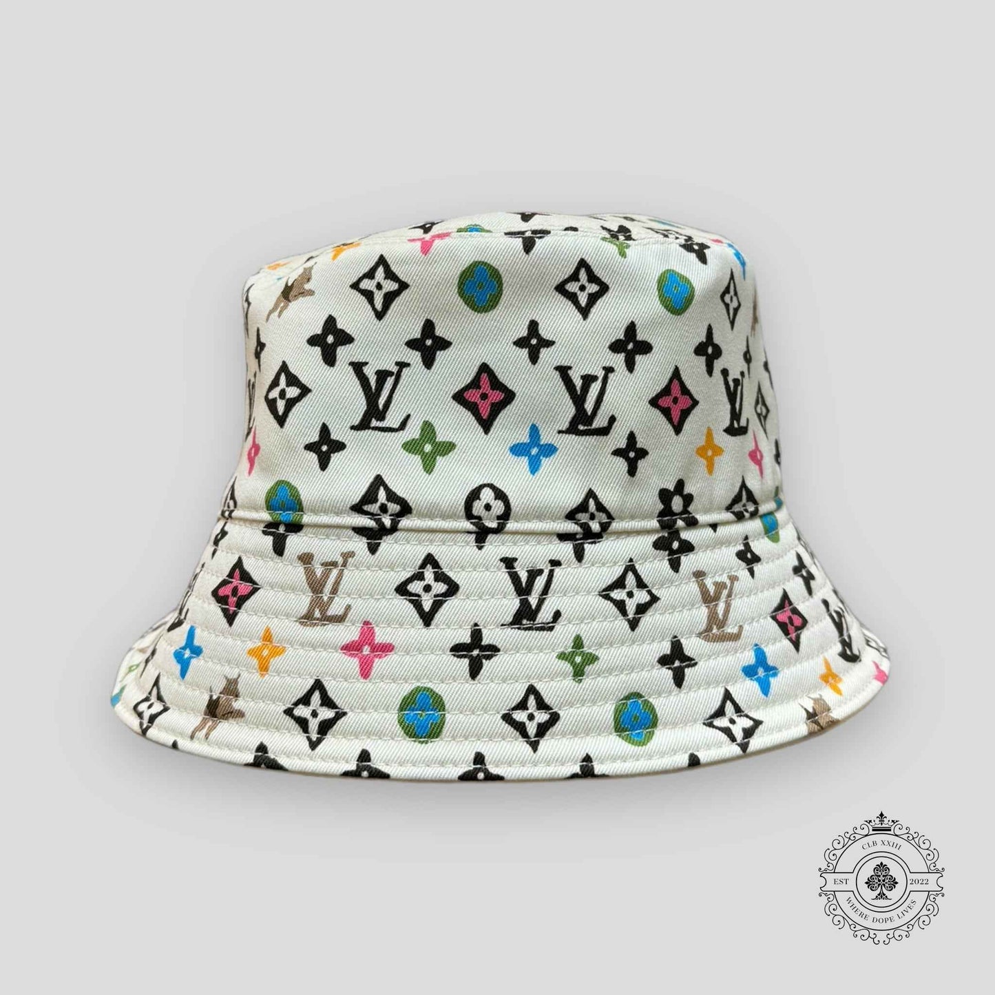 Louis Vuitton Monogram Craggy Reversible Bucket Hat in Beige