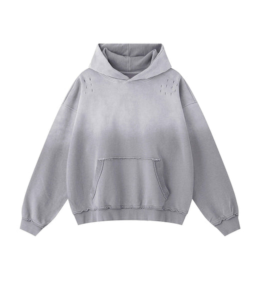 GREY SUNFADE HOODIE
