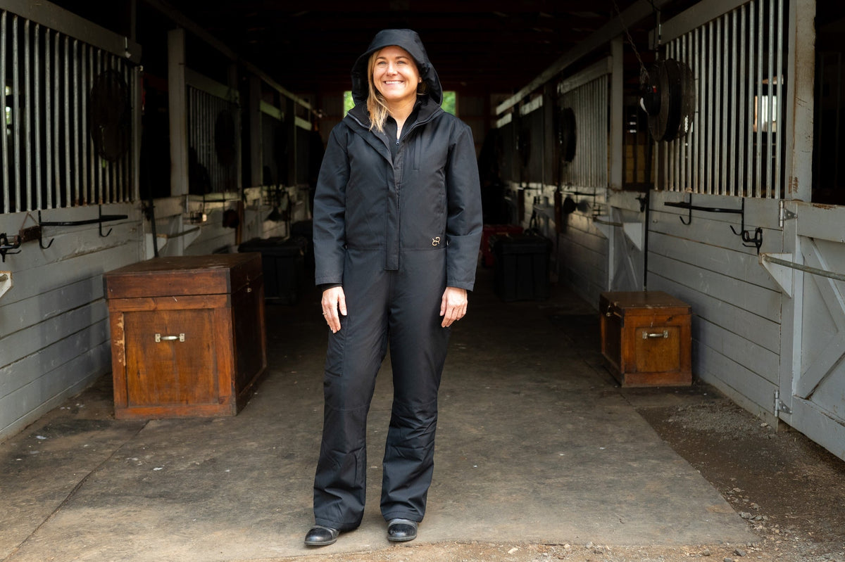 Winter Insulated Jumpsuit PRO - Caviar