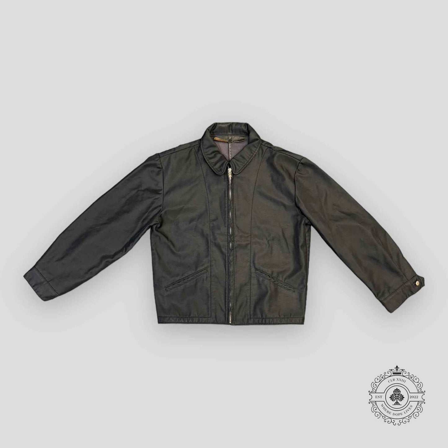 Chrome Hearts Cemetery Cross Patch Zip Up Work Jacket