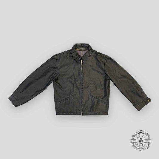 Chrome Hearts Cemetery Cross Patch Zip Up Work Jacket