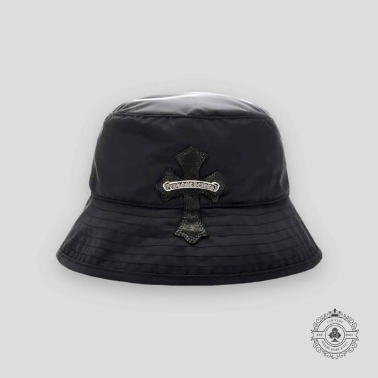 Chrome Hearts Cross Patch Chum Bucket Hat in Black