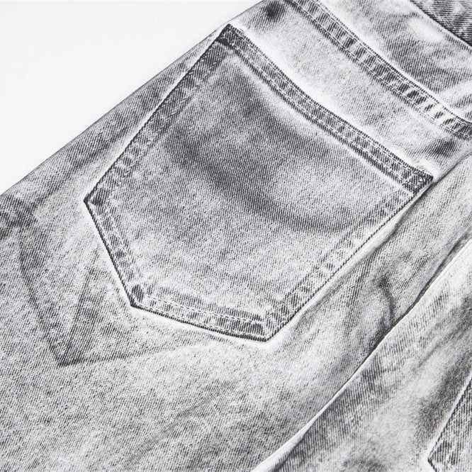 Cloud Wash Denim Pants