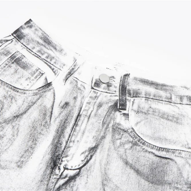 Cloud Wash Denim Pants