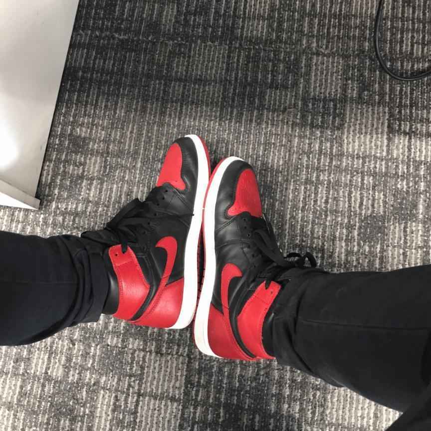 Custom Air Jordan 1 Bred Banned Sneakers SneakerNational