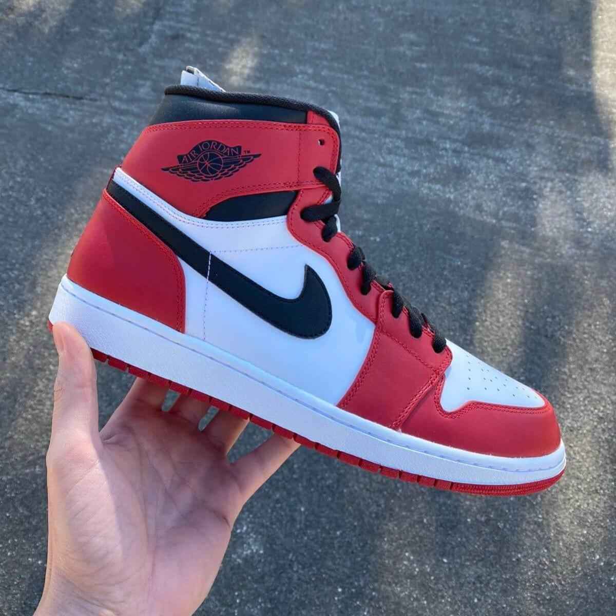 Custom Air Jordan 1 Chicago Sneakers SneakerNational