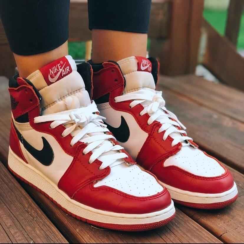 Custom Air Jordan 1 Chicago Sneakers SneakerNational