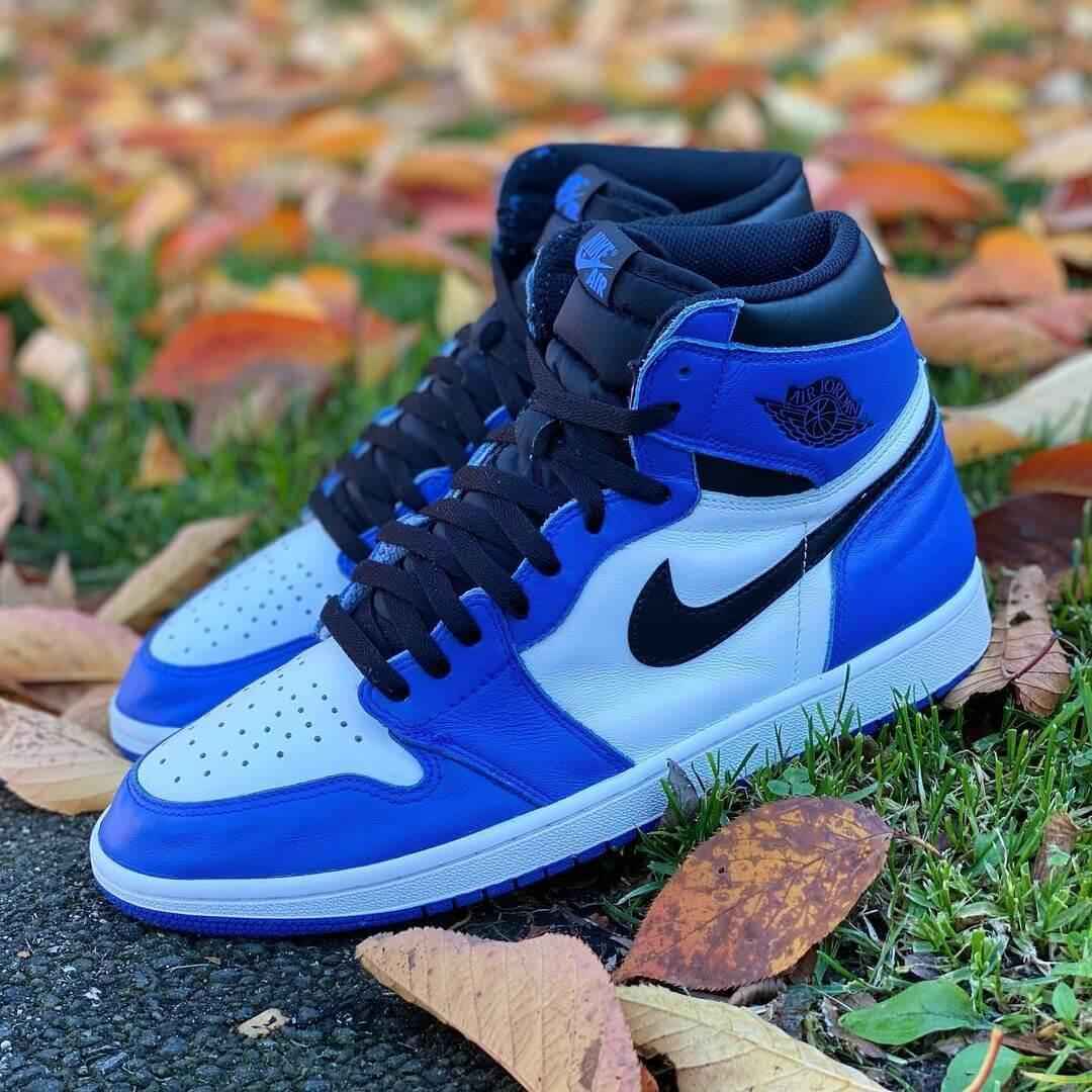 Custom Air Jordan 1 Game Royal Sneakers SneakerNational