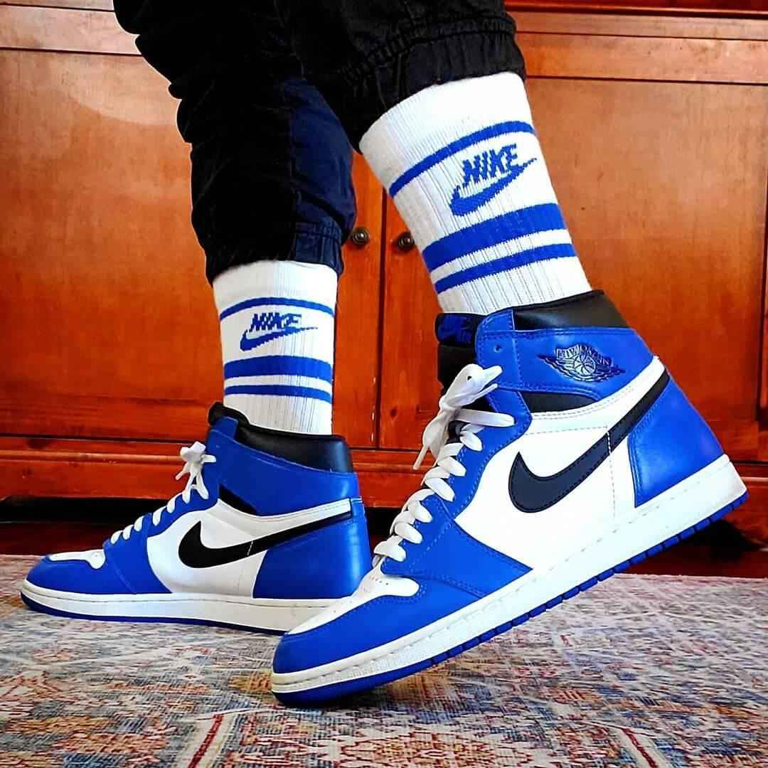 Custom Air Jordan 1 Game Royal Sneakers SneakerNational
