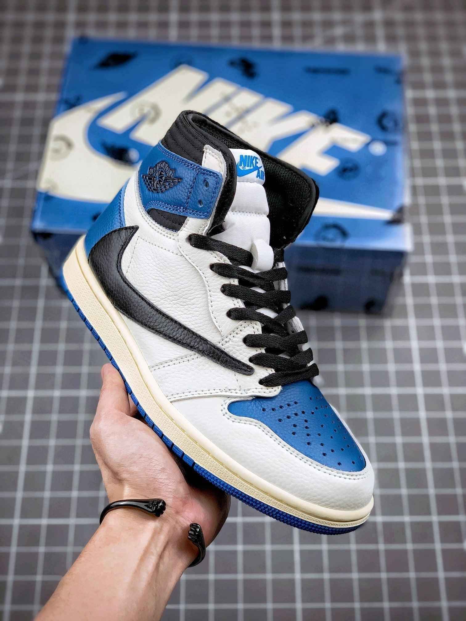 Custom Air Jordan 1 High OG SP Fragment x Travis Scott DH3227-105 - Exclusive Air Jordan 1 High OG Fragment SneakerNational