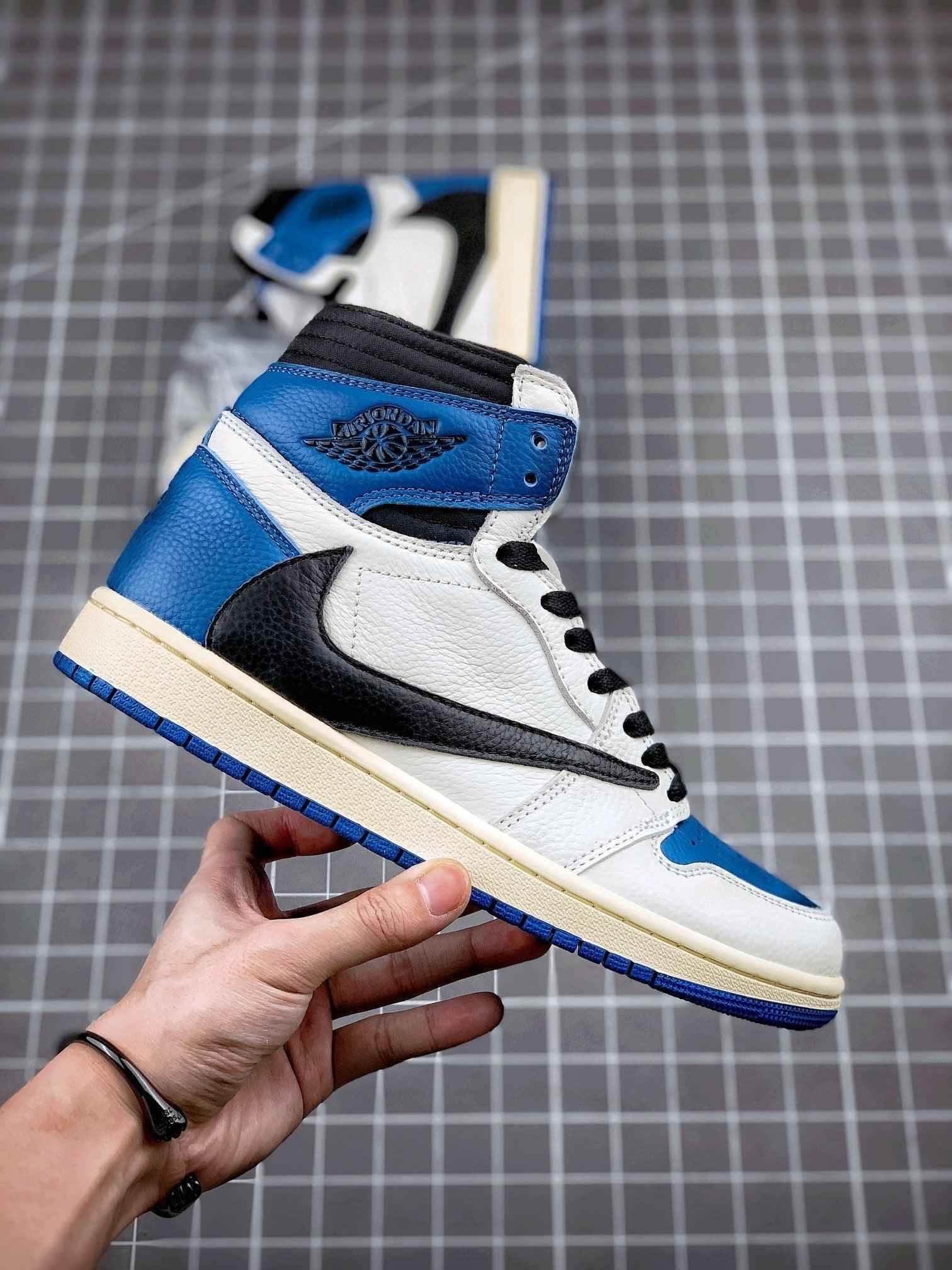 Custom Air Jordan 1 High OG SP Fragment x Travis Scott DH3227-105 - Exclusive Air Jordan 1 High OG Fragment SneakerNational