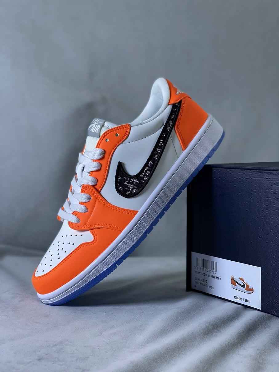 Custom Air Jordan 1 Low x Dior BA33