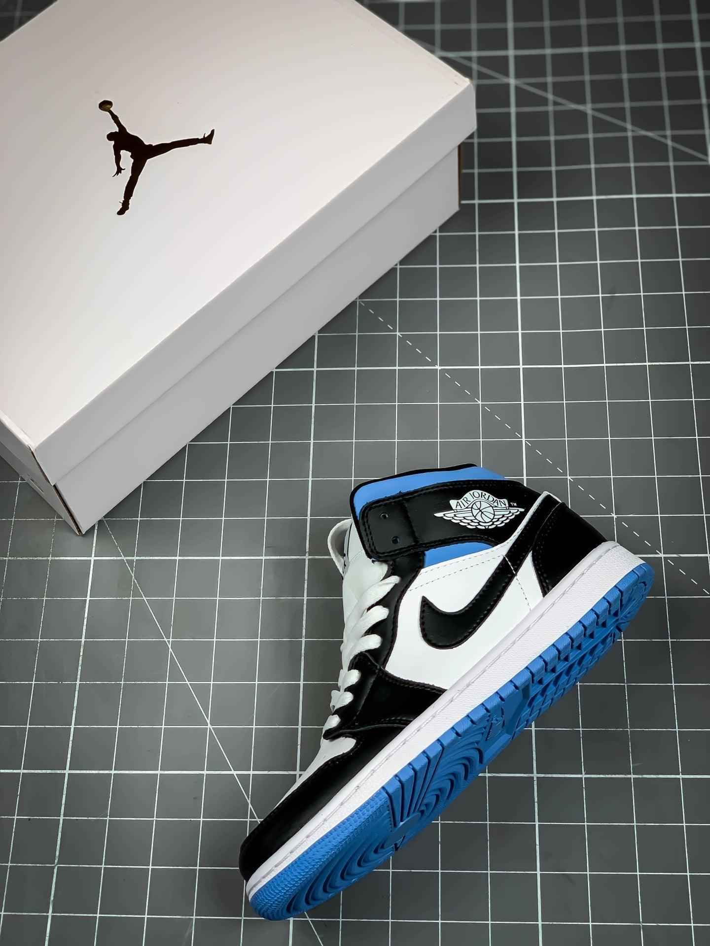 Custom Air Jordan 1 Mid AJ1 554724-117 SneakerNational