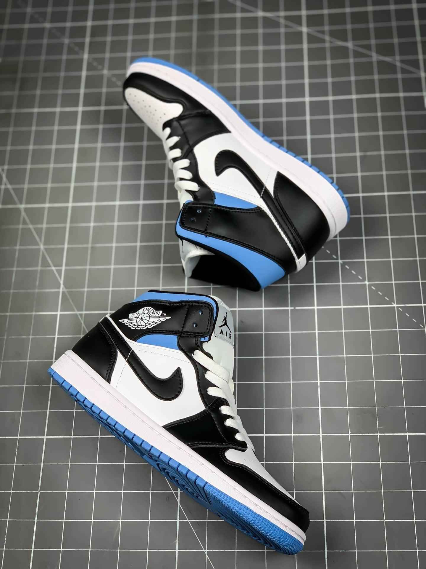 Custom Air Jordan 1 Mid AJ1 554724-117 SneakerNational