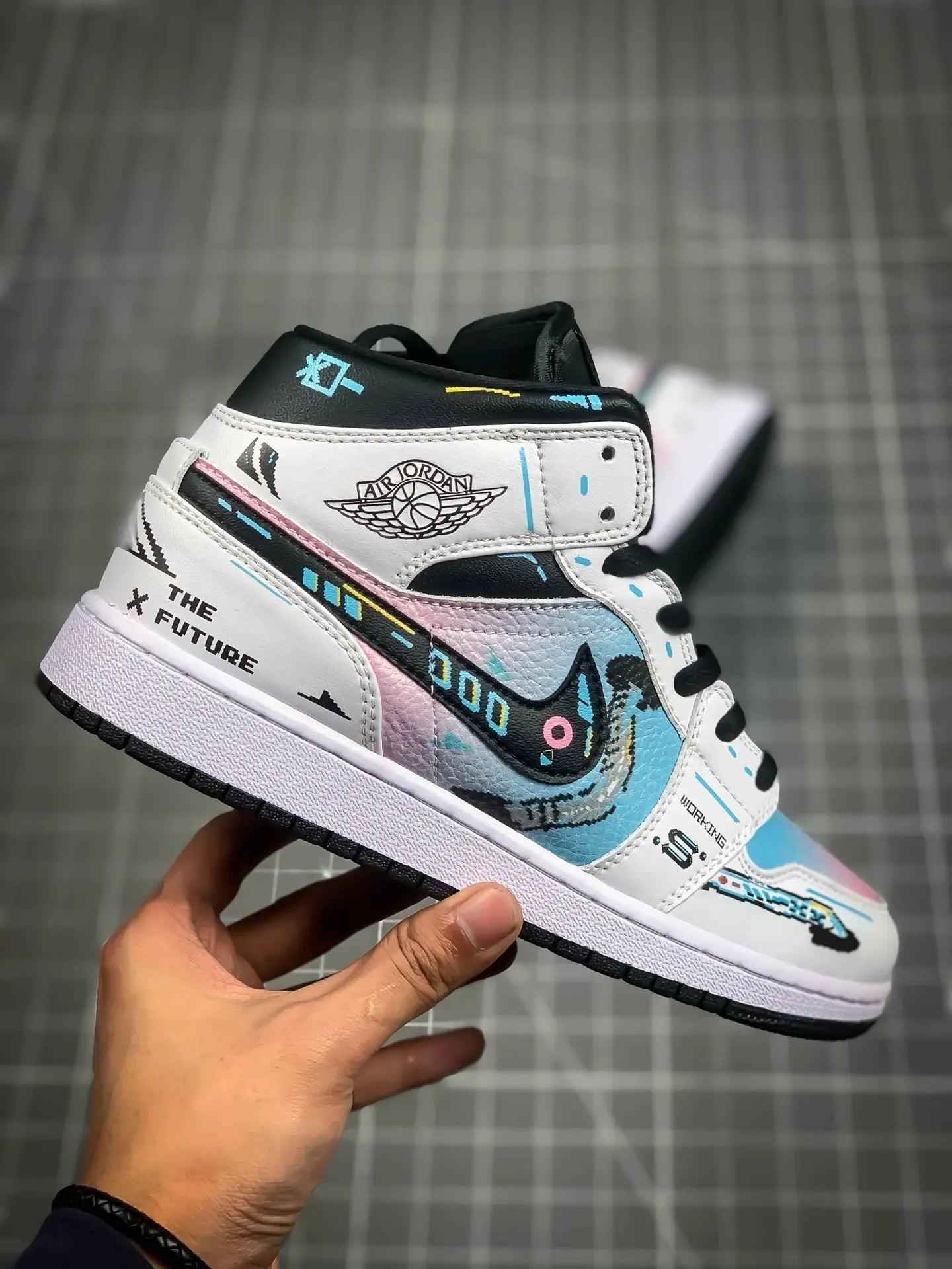 Custom Air Jordan 1 Mid AJ1 SneakerNational
