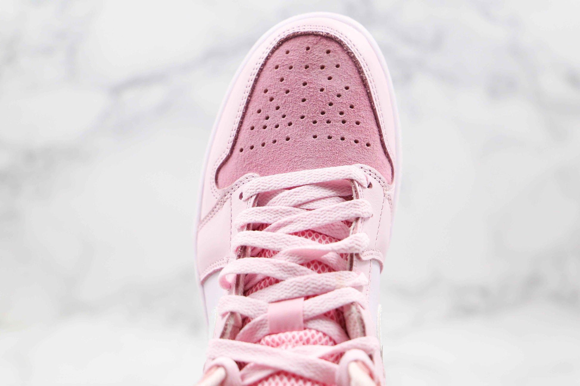 Custom Air Jordan 1 Mid Digital Pink High Q